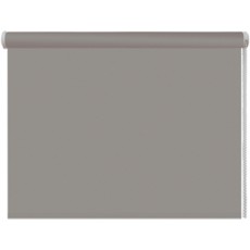 Рулонная штора однотонная серый 100x170